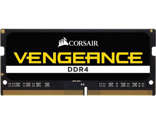 Corsair Vengeance, SODIMM, DDR4, 4 GB, 2400 MHz, CL16 (CMSX4GX4M1A2400C16)