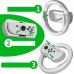 JYS 2x Kierownica + Uchwyt 2w1 do Nintendo Switch OLED i Nintendo Switch