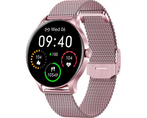 Smartwatch Garett Electronics Classy Różowy  (CLASSY_ROZO_STAL)