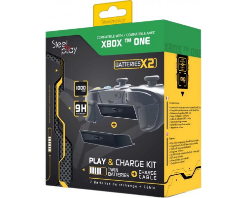 SteelPlay Zestaw Play&Charge SteelPlay do Xbox One