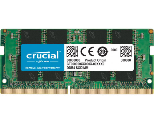 Crucial SODIMM, DDR4, 16 GB, 2666 MHz, CL19 (CB16GS2666)