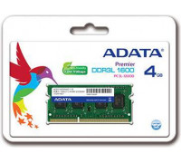 ADATA Premier, SODIMM, DDR3L, 4 GB, 1600 MHz, CL11 (ADDS1600W4G11-S)