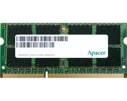Apacer SODIMM, DDR3, 4 GB, 1600 MHz, CL11 (AS04GFA60CAQBGC)