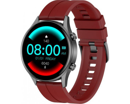 Smartwatch Gino Rossi SW019-3 Czerwony  (SG014C)