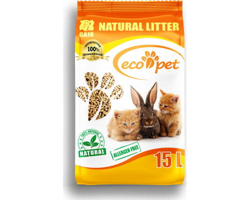 Żwirek dla kota Gaja Eco-Pet Naturalny 15 l