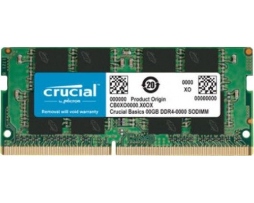 Crucial SODIMM, DDR4, 4 GB, 2666 MHz, CL19 (CB4GS2666)