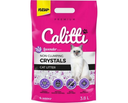 Żwirek dla kota Calitti Crystals Lavender Lawenda 3.8 l