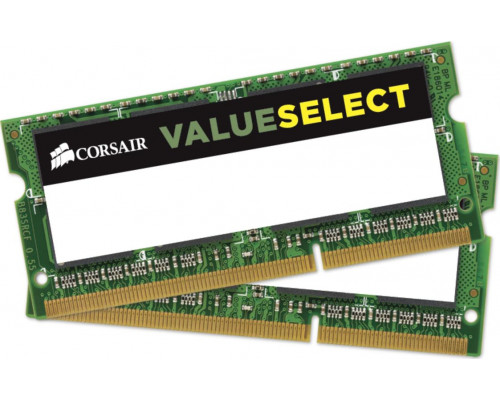 Corsair Value Select, SODIMM, DDR3, 16 GB, 1333 MHz, CL9 (CMSO16GX3M2A1333C9)