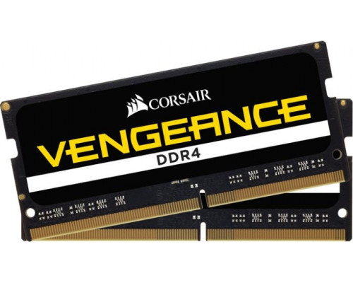 Corsair Vengeance, SODIMM, DDR4, 16 GB, 2933 MHz, CL19 (CMSX16GX4M2A2933C19)